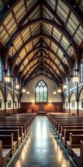 Fototapeta premium interior of church