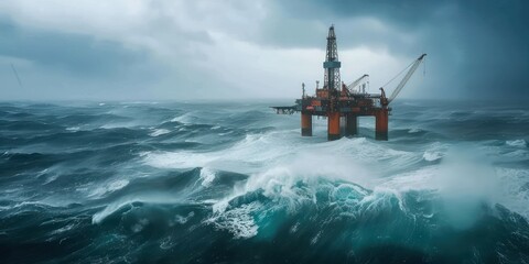 oil rig storm 
