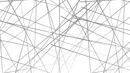 Modern, contemporary art like illustration. Random chaotic lines abstract geometric texture. Vector illustration