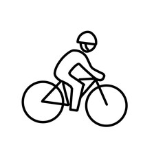 Sports action line icon