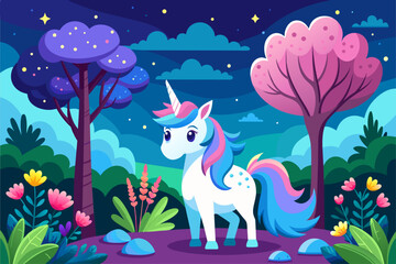 unicorn background background is tree