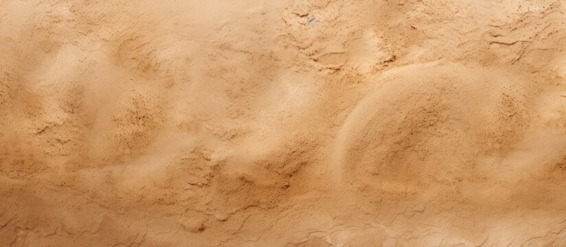 Ion-exchange sand texture background for water softening. Sand water filter texture surface from above.