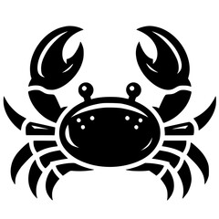 crab on white