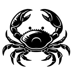 crab on white