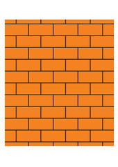 seamless pattern texture Orange Brick Wall design vektor
