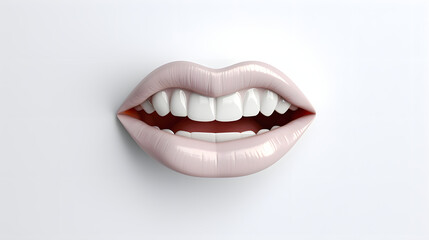 Fototapeta premium Mouth 3d rendering
