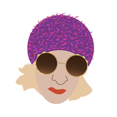 Beanie Hat Purple Pink