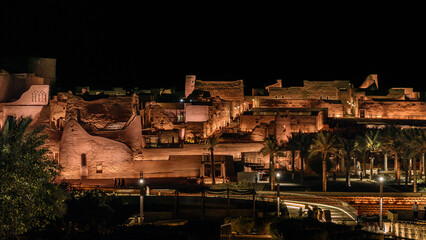 view of the ancient city in Riyadh Saudi Arabia