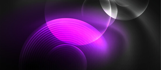 Glowing light neon shiny background. Vector Illustration For Wallpaper, Banner, Background, Card, Book Illustration, landing page