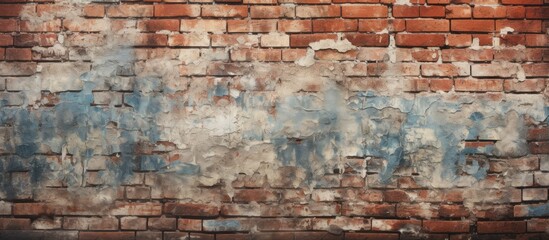 Old worn brick wall