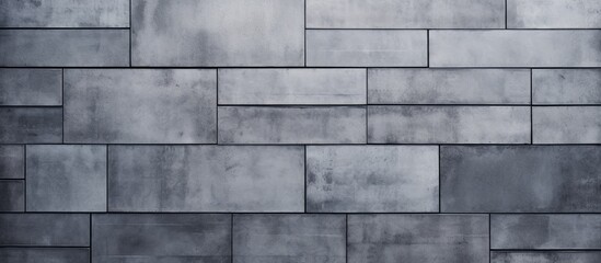 Obraz premium Gray ceramic tiles with board-like texture and visible seams - Background.