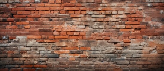 Naklejka premium Textured brick wall background.