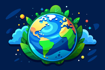 planet template background is