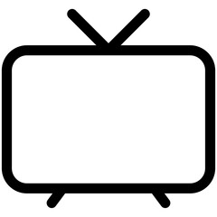 Television outline icon