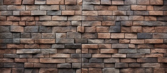 Obraz premium Weathered masonry creating an abstract architectural pattern