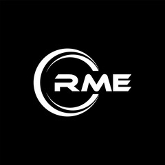 RME Logo Design, Inspiration for a Unique Identity. Modern Elegance and Creative Design. Watermark Your Success with the Striking this Logo.