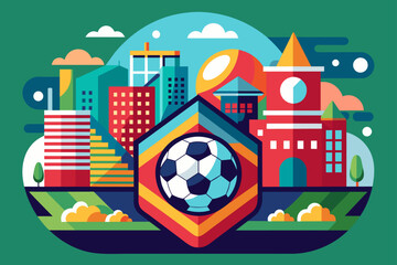 Soccer sport background image