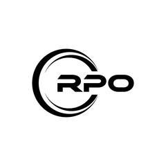 RPO Logo Design, Inspiration for a Unique Identity. Modern Elegance and Creative Design. Watermark Your Success with the Striking this Logo.