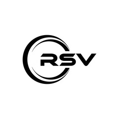 RSV Logo Design, Inspiration for a Unique Identity. Modern Elegance and Creative Design. Watermark Your Success with the Striking this Logo.