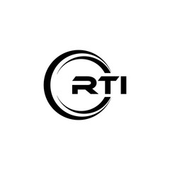 RTI Logo Design, Inspiration for a Unique Identity. Modern Elegance and Creative Design. Watermark Your Success with the Striking this Logo.