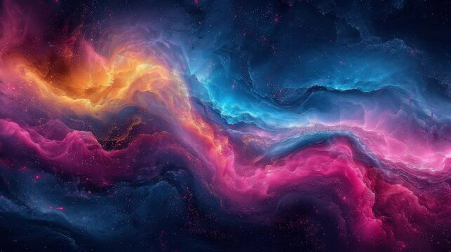 Abstract background loop animation purple, pink, blue, and orange.