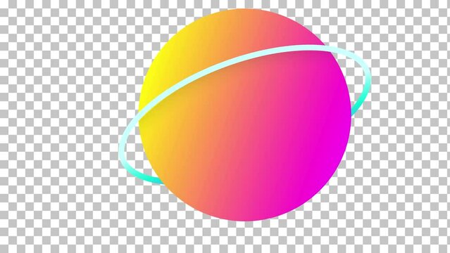 Decorative Geometric gradient shapes, vector element graphic gradient geometric and line isolated rotate on a transparent background
