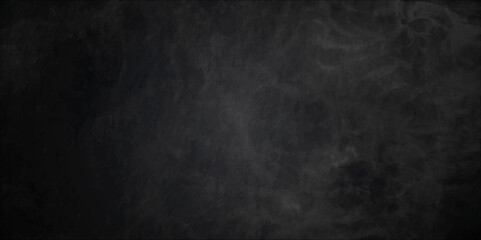 Distressed rough black grunge cracked wall slate texture. Chalk board and Black board grunge backdrop background. Wall grunge backdrop rough background dark black and stone. 