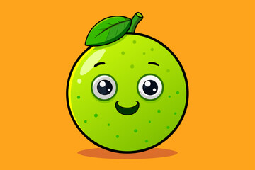 Obraz premium lime fruit background is