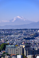 横浜から観る富士山