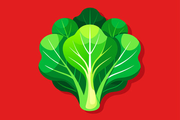 Mustard greens sprawl across the background, their jagged leaves composing a verdant tapestry.
