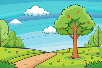 Fototapeta premium nature background is tree