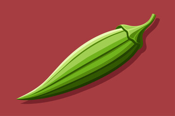 okra vegetable background