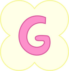 Flower Letter Alphabet