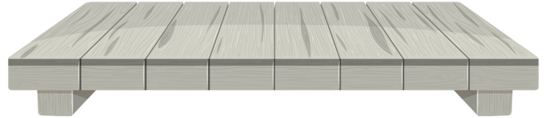 Vector illustration of a simple wooden pallet.