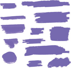 Watercolor Paint Strokes and Splashes on Grunge Paper Banner