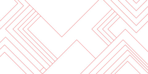 Abstract white gray and Red vector blueprint background with modern design. Vector abstract futuristic architecture concept with digital geometric connection red lines
