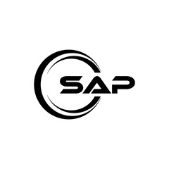 SAP Logo Design, Inspiration for a Unique Identity. Modern Elegance and Creative Design. Watermark Your Success with the Striking this Logo.