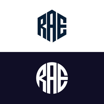 rae modern logo design