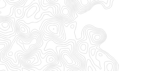 Fototapeta na wymiar Lines map seamless topographic contour lines vector pattern. Geographic map and topographic contours map background. Vector illustration. White wave paper reliefs.