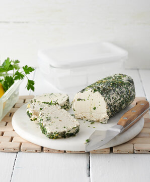 Vegan cheese log