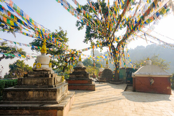 Big Buddha stupa in Kathmandu, Nepal 