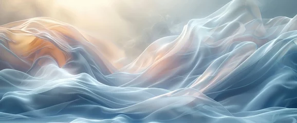Photo sur Plexiglas Ondes fractales abstract flowing wave banner, Background HD For Designer