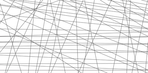  Abstract beautiful perfect random Diagonal lines background. Geometric lines pattern transparent background. Black and white abstract random chaotic liens with business banner design template, vector