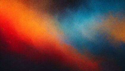 Spectrum of Chaos: Vibrant Grunge Grainy Background for Header Design