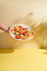 lace crepes on a beige background