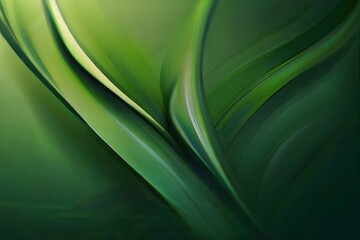 Abstract Green Blurred Gradient Background Nature, Wallpaper Pictures, Background Hd Generative AI