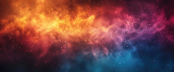 Obraz premium Blue and Orange Defocused Blurred Motion Gradient Abstract Background , Background HD For Designer