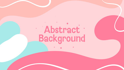 Feminine baby abstract background design with pink color