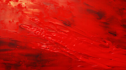 Red oil paint background ..