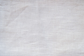 Natural white canvas linen texture background